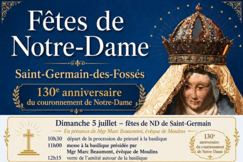 130ème anniversaire du couronnement de Notre-Dame de Saint-Germain.